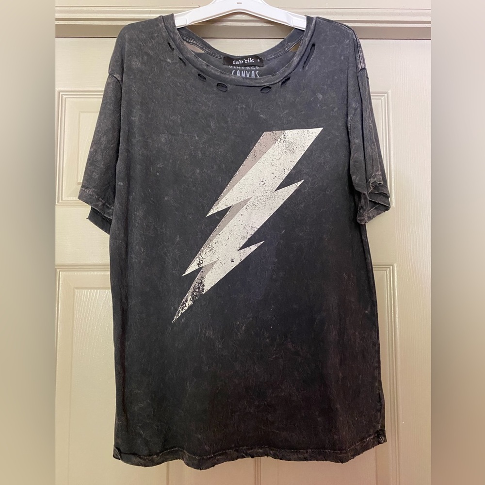 Oversized Fab’rik Lightning bolt t-shirt